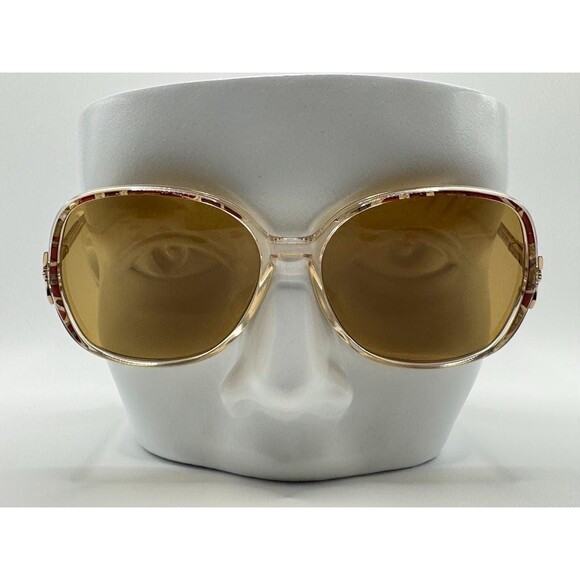 NEW Vintage Sunglasses | Grandma Style | Brown Mosaic Frame | #857 Made In Italy main image 9
